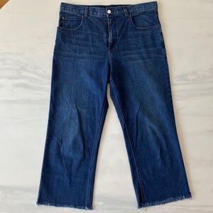 Rachel Comey Short Wide-Leg Blue Jeans Size 12 (35 x 23)
